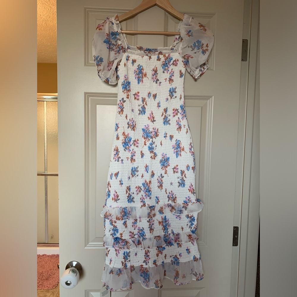 New with tags Abercrombie midi dress, size XXS petite